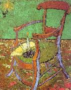 Vincent Van Gogh Gauguin's Chair with Books and Candle China oil painting reproduction